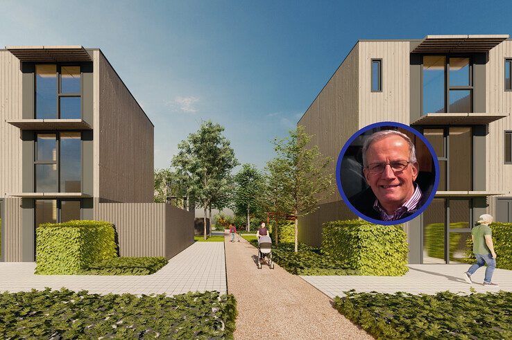 Impressie van de tijdelijke woningen op de Oosterenk. - Foto: deltaWonen