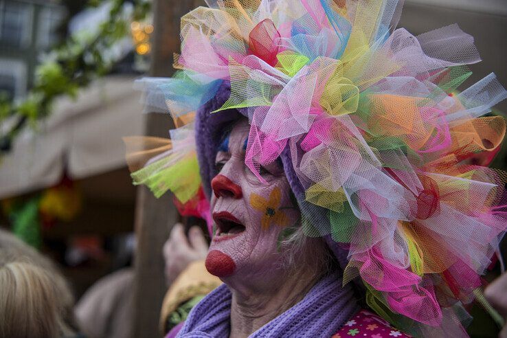 In beeld: Kleurrijke carnavalsparade (met zwart randje) trekt door Sassendonk - Foto: Obbe Bakker