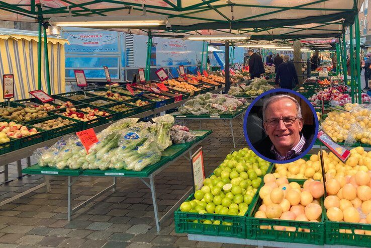 De standwerker die ik bedoel staat op de markt. Ik mag er graag een poosje naar kijken. - Foto: Dick Algra