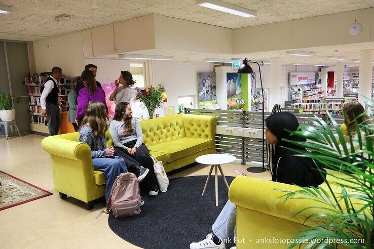 Rustige plek voor leerlingen en bibliotheekbezoekers geopend in Aa-landen - Foto: Ank Pot