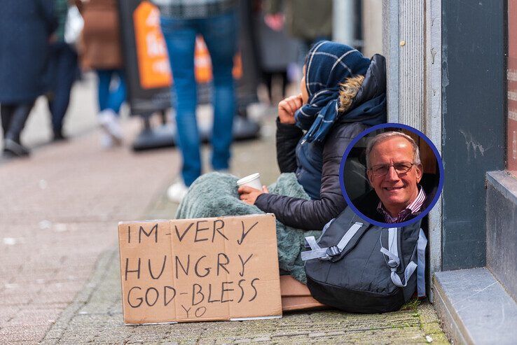 De gemeente Zwolle wil wat gaan doen aan de groei van het bedelen. - Foto: Peter Denekamp