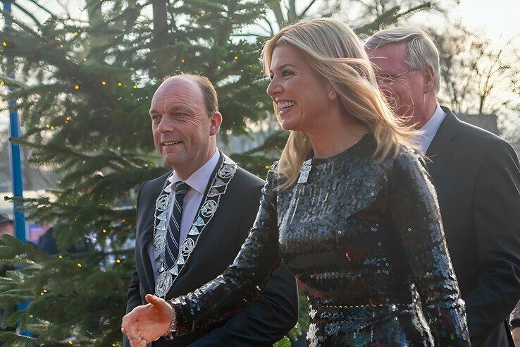 Koningin Máxima in 2019 bij het Kerstgala in de IJsselhallen. - Foto: Peter Denekamp