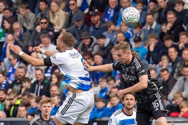 PEC Zwolle verloor in eigen huis met 1-3 van Ajax. - Foto: Hans Smit