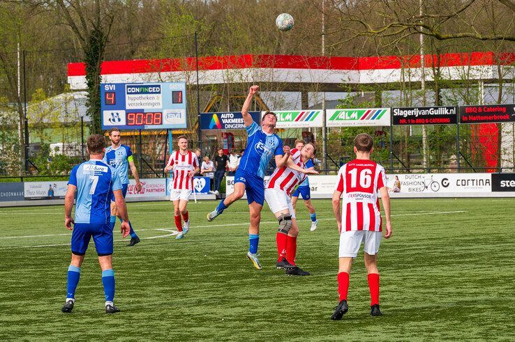 SVI won op eigen terrein met 4-1 van IJVV. - Foto: Peter Denekamp