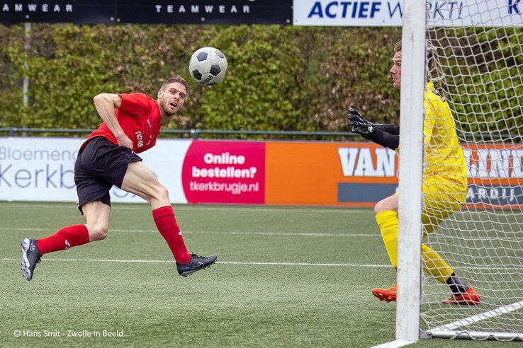 In beeld: Meppel blijft lijstaanvoerder Be Quick ’28 in de nek hijgen - Foto: Hans Smit