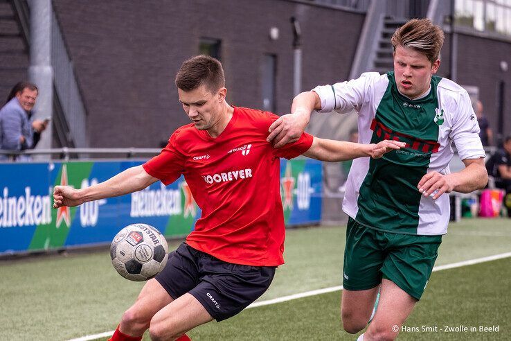 In beeld: Meppel blijft lijstaanvoerder Be Quick ’28 in de nek hijgen - Foto: Hans Smit