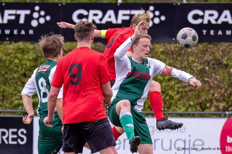 In beeld: Meppel blijft lijstaanvoerder Be Quick ’28 in de nek hijgen - Foto: Hans Smit