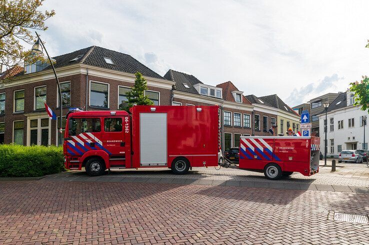 Brandweer Wapenveld op de Eekwal. - Foto: Peter Denekamp