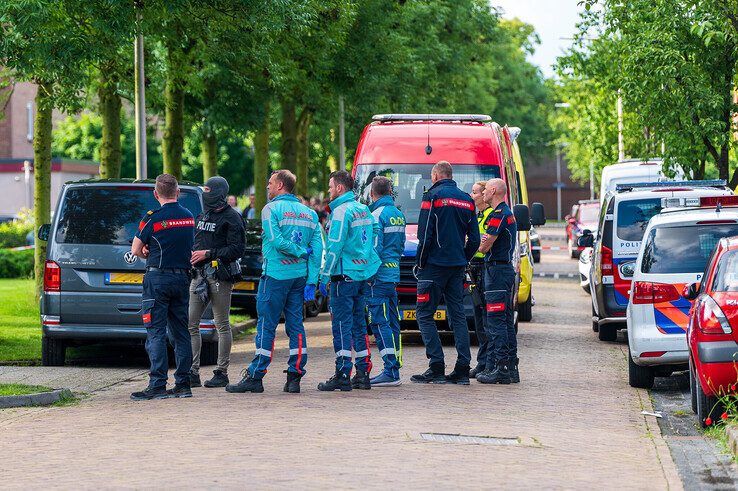 Arrestatieteam overmeestert verwarde man in Holtenbroek - Foto: Peter Denekamp