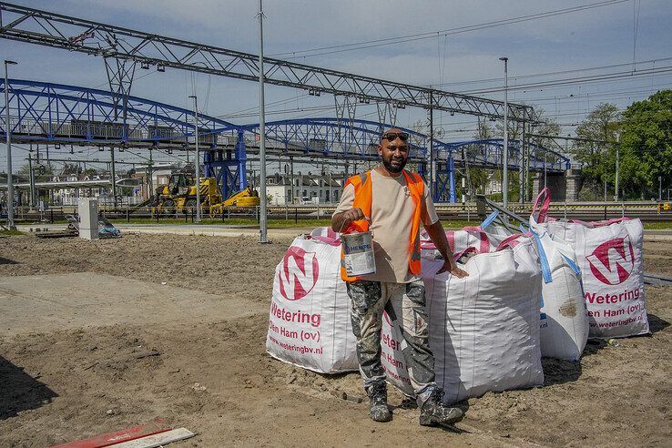 In beeld: Station Zwolle en Hoge Spoorbrug flink onderhanden genomen tijdens treinvrije periode - Foto: Obbe Bakker