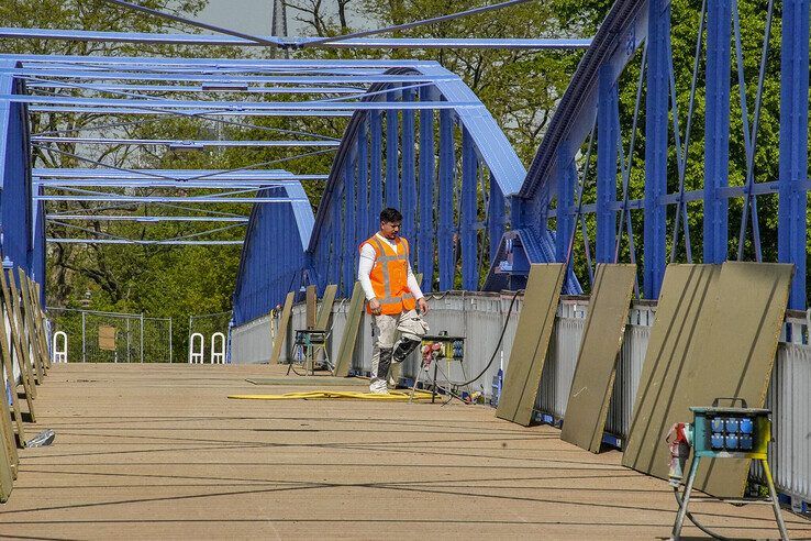 In beeld: Station Zwolle en Hoge Spoorbrug flink onderhanden genomen tijdens treinvrije periode - Foto: Obbe Bakker