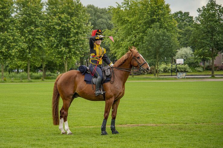 In beeld: Luchtafweergeschut en kanonschoten bij provinciehuis Overijssel - Foto: Obbe Bakker