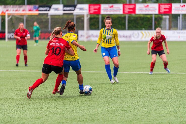 In beeld: Berkel te sterk voor Be Quick ’28, geen topklasse vrouwenvoetbal in Zwolle - Foto: Peter Denekamp