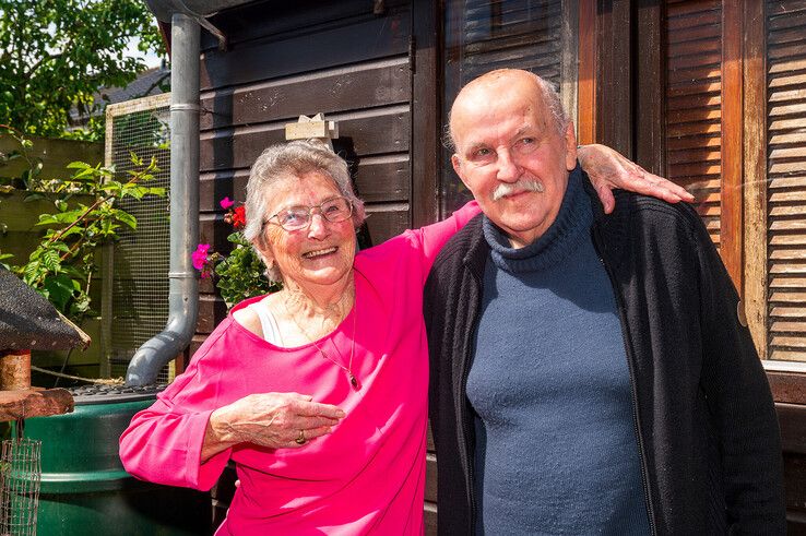Co en Jannie Bruggemans zijn 60 jaar getrouwd. - Foto: Peter Denekamp
