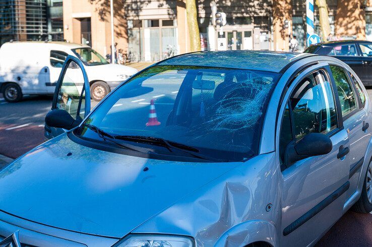 Pizzabezorger schept fietsster in Dieze - Foto: Peter Denekamp