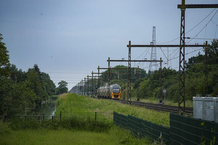 Spoorlijn Zwolle - Deventer. - Foto: Obbe Bakker