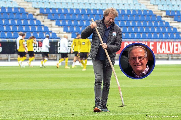 Huidige grasmatverzorgers zouden er wakker van liggen, dan wel briesend bezwaar maken. - Foto: Hans Smit