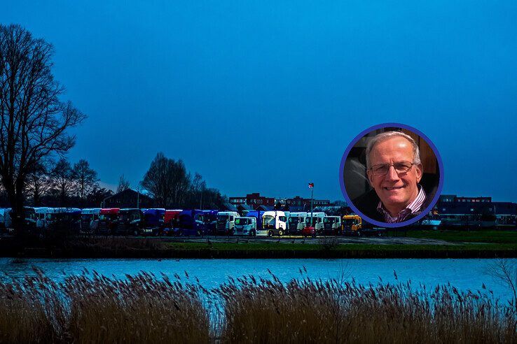 De nieuwbouw, door Scania bedacht, zal 14 meter hoog worden.  - Foto: Peter Denekamp