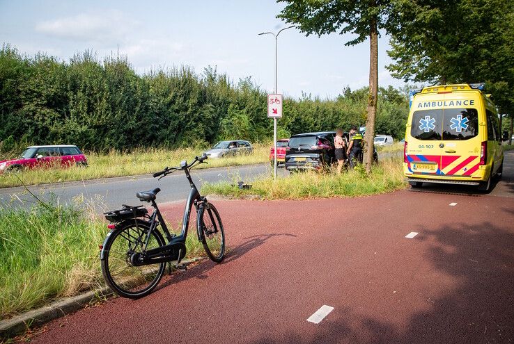 Het ongeval op de Oldeneelallee. - Foto: Hugo Janssen