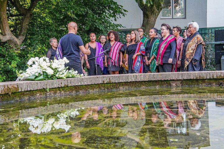 In beeld: Gevallenen Oost-Azië herdacht in Park Eekhout - Foto: Obbe Bakker