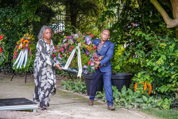 In beeld: Gevallenen Oost-Azië herdacht in Park Eekhout - Foto: Obbe Bakker