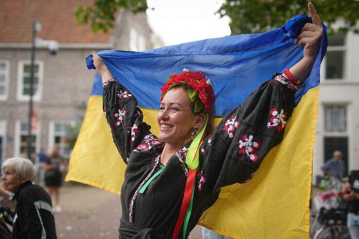 Oekraïners vieren dit weekend Onafhankelijkheidsdag in Zwolle - Foto: Obbe Bakker