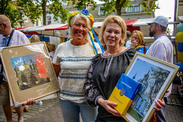 Oekraïners vieren dit weekend Onafhankelijkheidsdag in Zwolle - Foto: Obbe Bakker