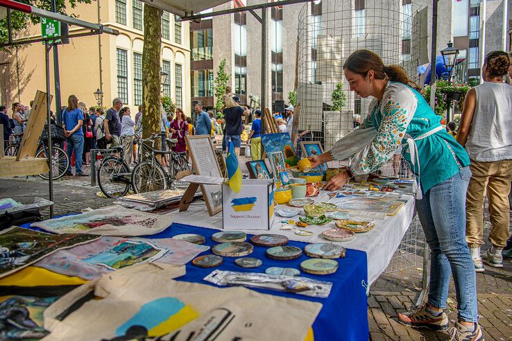 Oekraïners vieren dit weekend Onafhankelijkheidsdag in Zwolle - Foto: Obbe Bakker