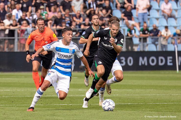 In beeld: PEC Zwolle kansloos tegen Feyenoord - Foto: Hans Smit