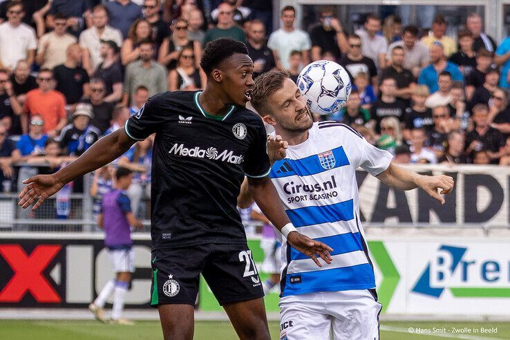 In beeld: PEC Zwolle kansloos tegen Feyenoord - Foto: Hans Smit