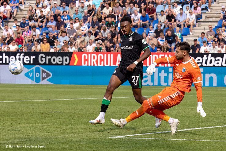 In beeld: PEC Zwolle kansloos tegen Feyenoord - Foto: Hans Smit