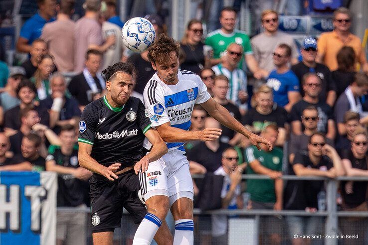 In beeld: PEC Zwolle kansloos tegen Feyenoord - Foto: Hans Smit