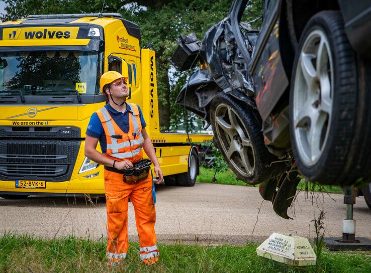 Automobilist overleden na eenzijdig ongeval onder de rook van Zwolle - Foto: Hugo Janssen