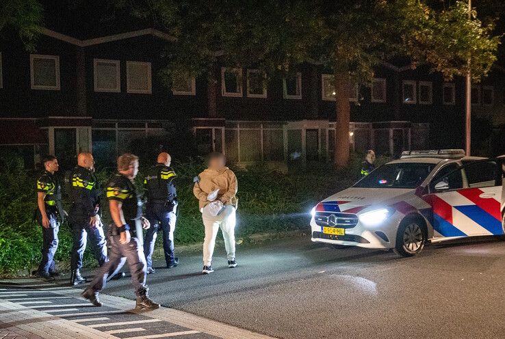 Een man is aangehouden op de Eemlaan. - Foto: Hugo Janssen