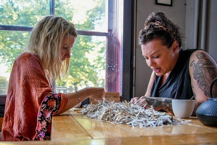 In beeld: Totaal getikte workshops in Assendorp - Foto: Obbe Bakker