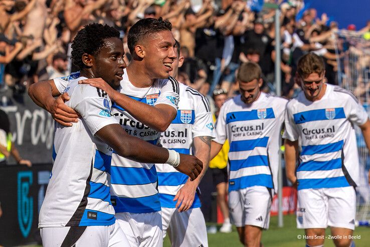 In beeld: PEC Zwolle pakt eerste punten van seizoen tegen Heracles - Foto: Hans Smit