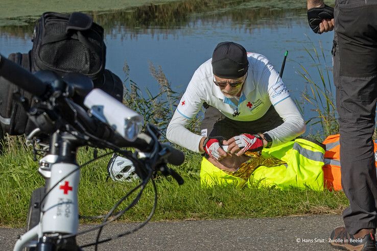 In beeld: Sander Hoogeveen en Tamara Kamp winnen Triathlon Zwolle - Foto: Hans Smit