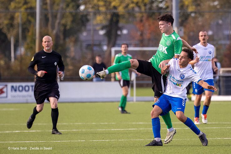 In beeld: HTC uitgeschakeld in eerste bekerronde, deze teams uit Zwolle bekeren wel verder - Foto: Hans Smit