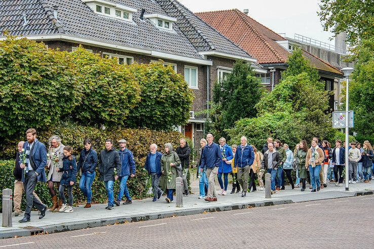 In beeld: Eerste grote deportatie Zwolse Joden herdacht - Foto: Obbe Bakker