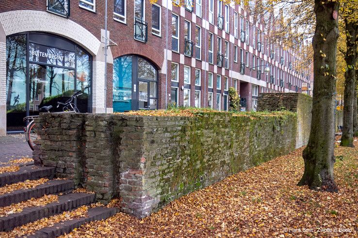 Stadsmuur aan de Pletterstraat. - Foto: Hans Smit