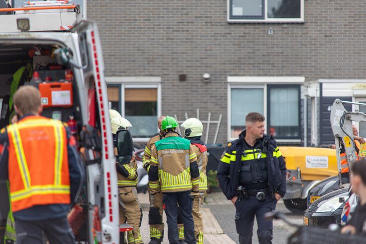 Kruipruimte van woning in Kampen komt vol gas te staan door lekkage - Foto: Ruben Meinten