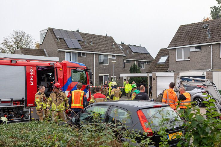 Kruipruimte van woning in Kampen komt vol gas te staan door lekkage - Foto: Ruben Meinten