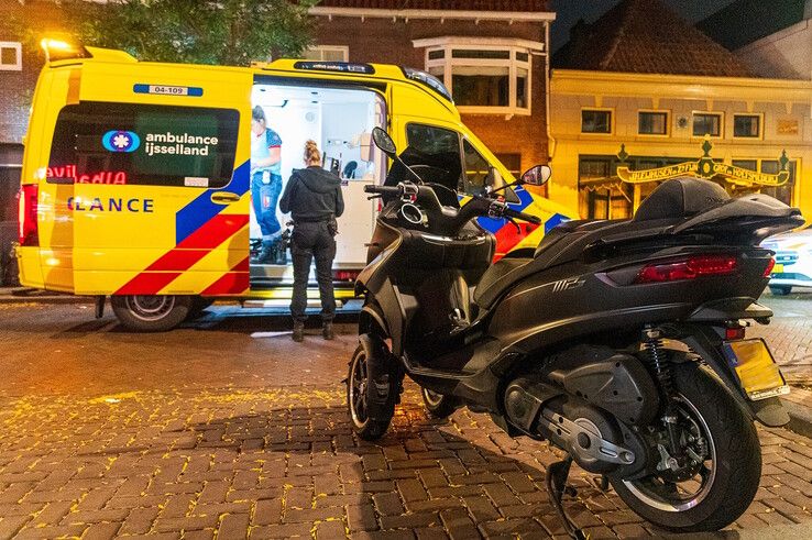 De bestuurder van de trike raakte gewond bij het eenzijdige ongeval. - Foto: Peter Denekamp