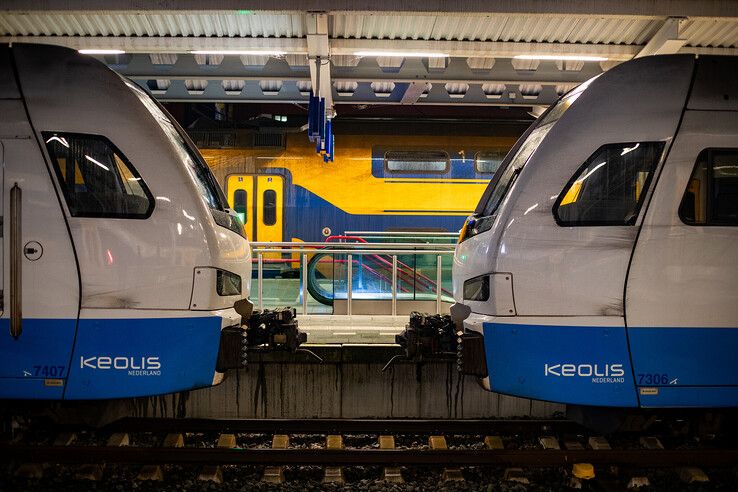 In beeld: Geen treinen in Noord-Oost Nederland door staking bij ProRail - Foto: Hugo Janssen