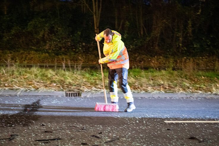 Gewonde bij kettingbotsing op Ceintuurbaan - Foto: Hugo Janssen