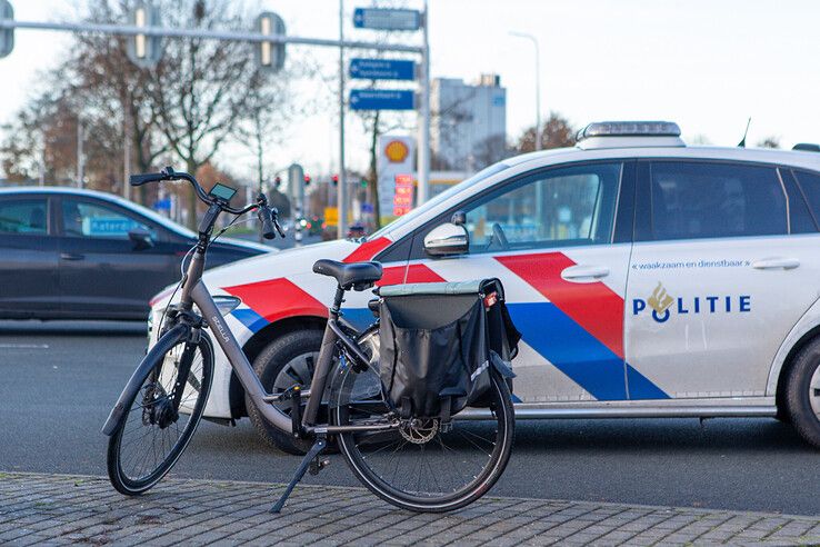 Fatbiker en fietser botsen op Katerdijk - Foto: Ruben Meinten