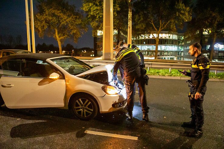 Flinke verkeersoverlast door kop-staartbotsing op IJsselallee - Foto: Ruben Meinten