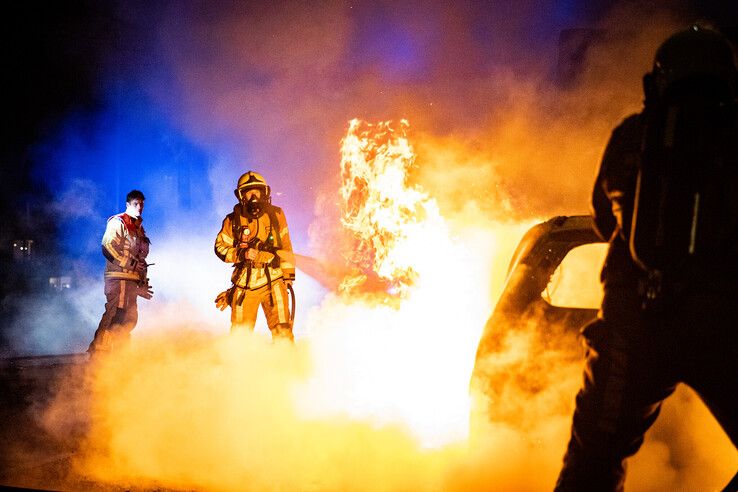 Een dagje mee op de uitrukdienst bij brandweer Zwolle. - Foto: Hugo Janssen