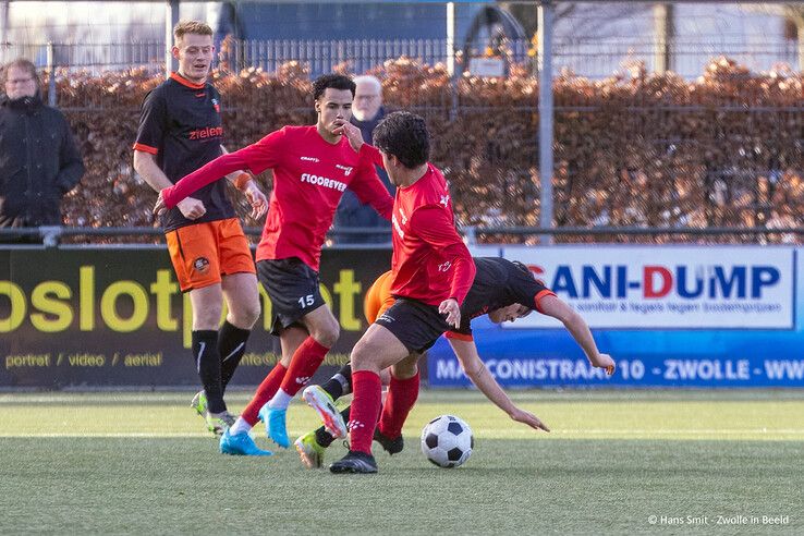 In beeld: Be Quick ’28 verliest duel van Nieuwleusen - Foto: Hans Smit