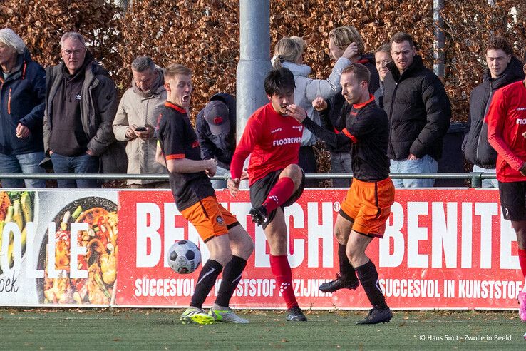 In beeld: Be Quick ’28 verliest duel van Nieuwleusen - Foto: Hans Smit